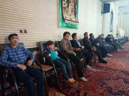 مراسم شب میلاد امام حسین (ع) در مسجد صاحب الامر (عج) تسوج سال 97