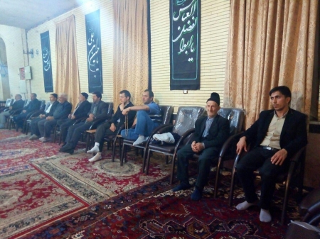 مراسم شب میلاد امام حسین (ع) در مسجد صاحب الامر (عج) تسوج سال 97